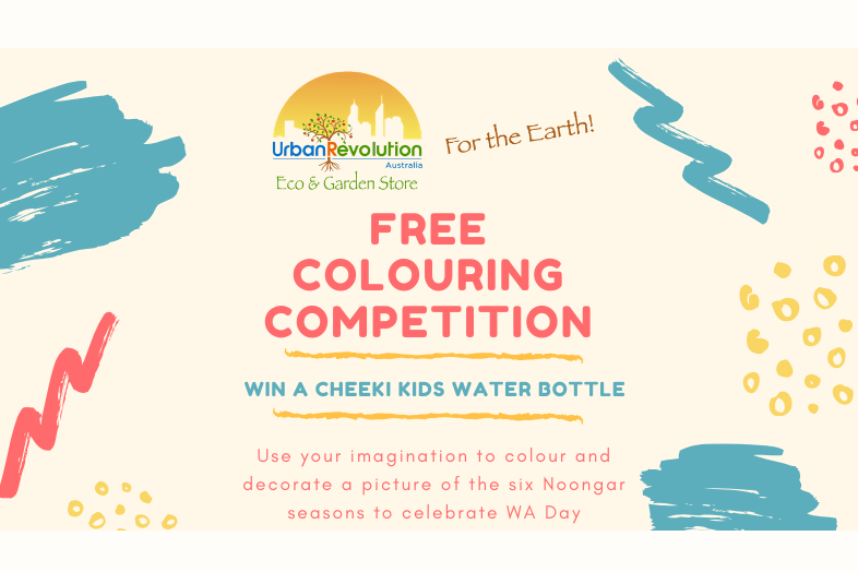 Win A Kids Bottle - Free Colouring Competition for WA Day! - Urban Revolution