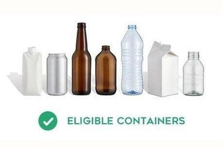 Containers for Change eligible containers