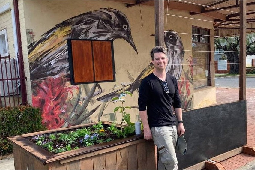 Cafe garden bed in Perth