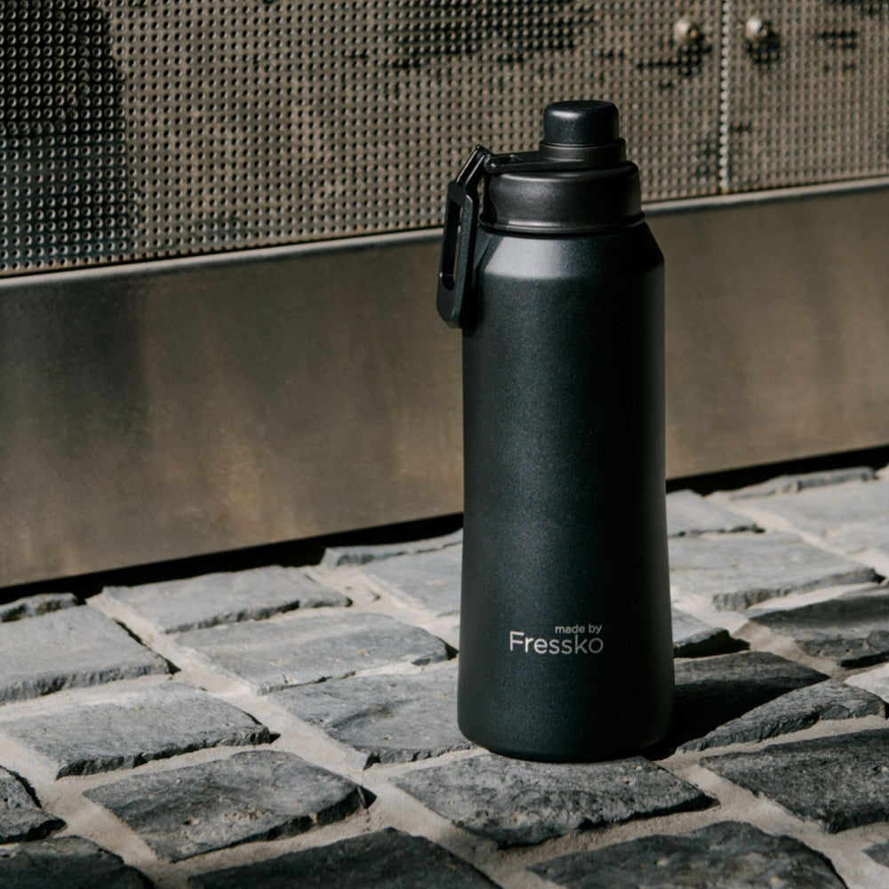 Fressko "Core" 1L Insulated Stainless Steel Drink Bottle with Sports Lid
