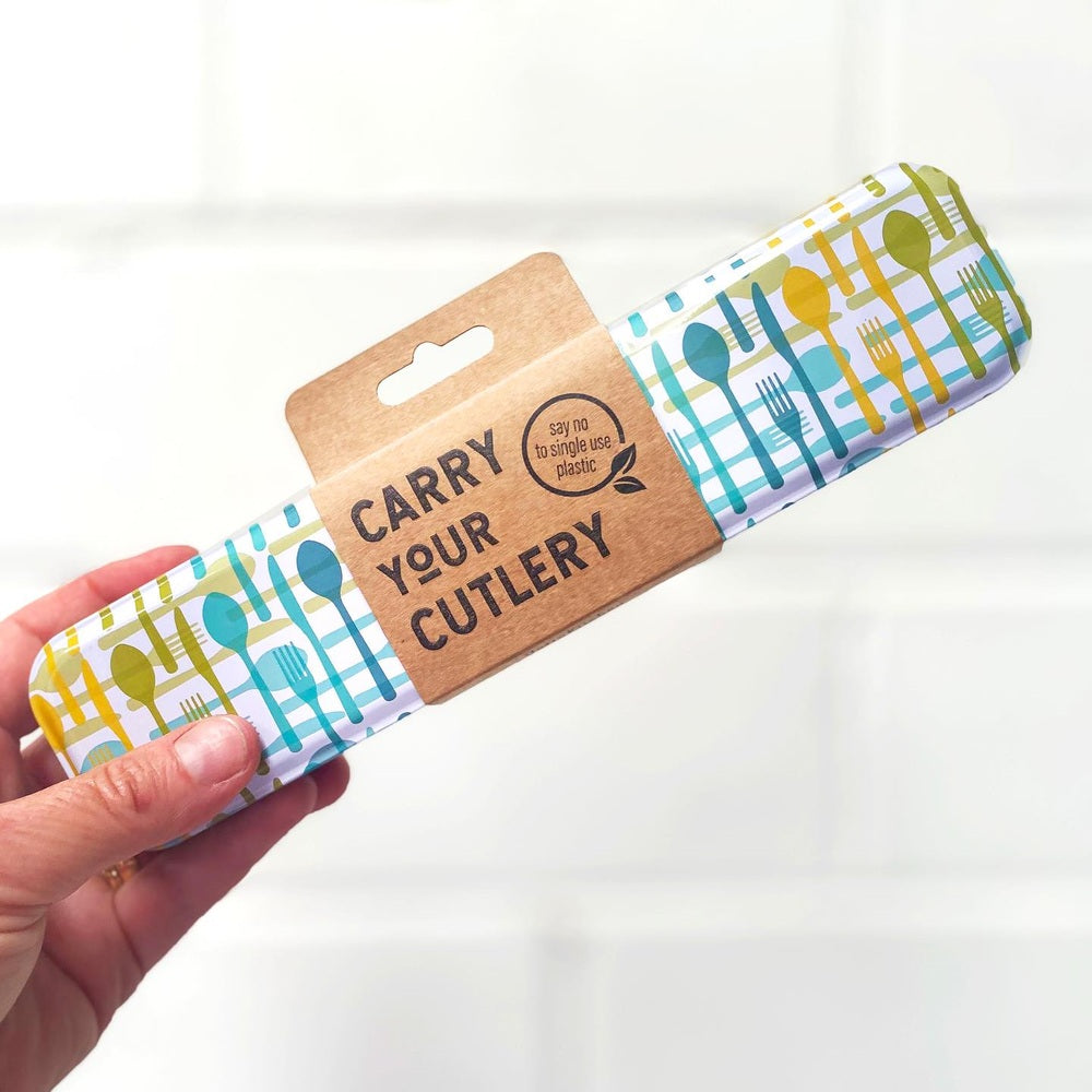 Metal Carry Your Cutlery Set by Retro Kitchen