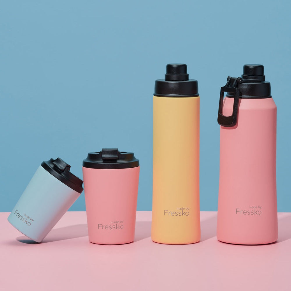 Fressko "Core" 1L Insulated Stainless Steel Drink Bottle with Sports Lid