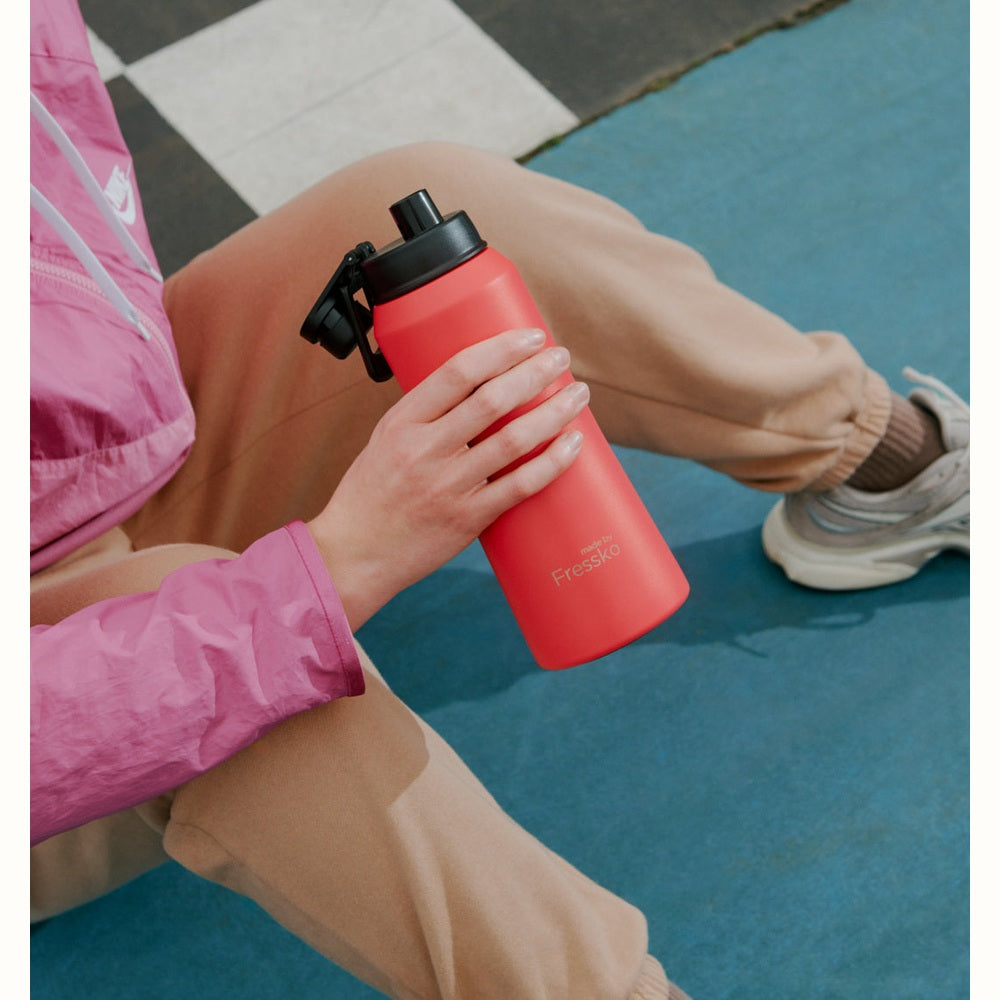 Fressko "Core" 1L Insulated Stainless Steel Drink Bottle with Sports Lid