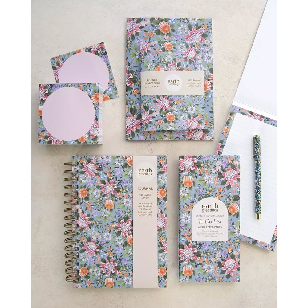 Earth Greetings A5 Blank Notebook