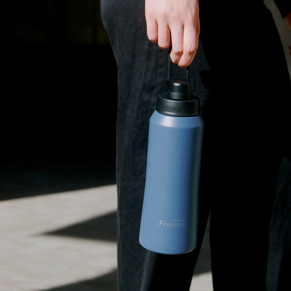 Fressko "Core" 1L Insulated Stainless Steel Drink Bottle with Sports Lid
