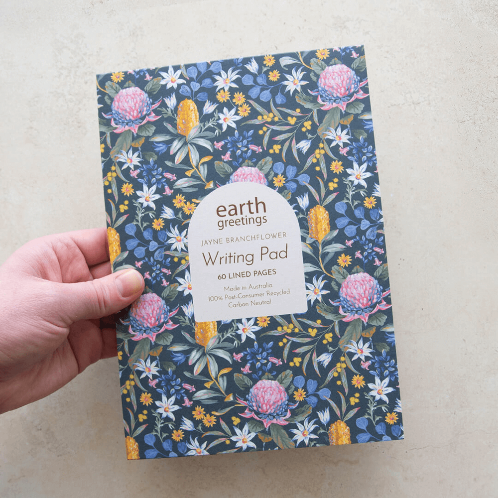 Earth Greetings A5 Blank Notebook