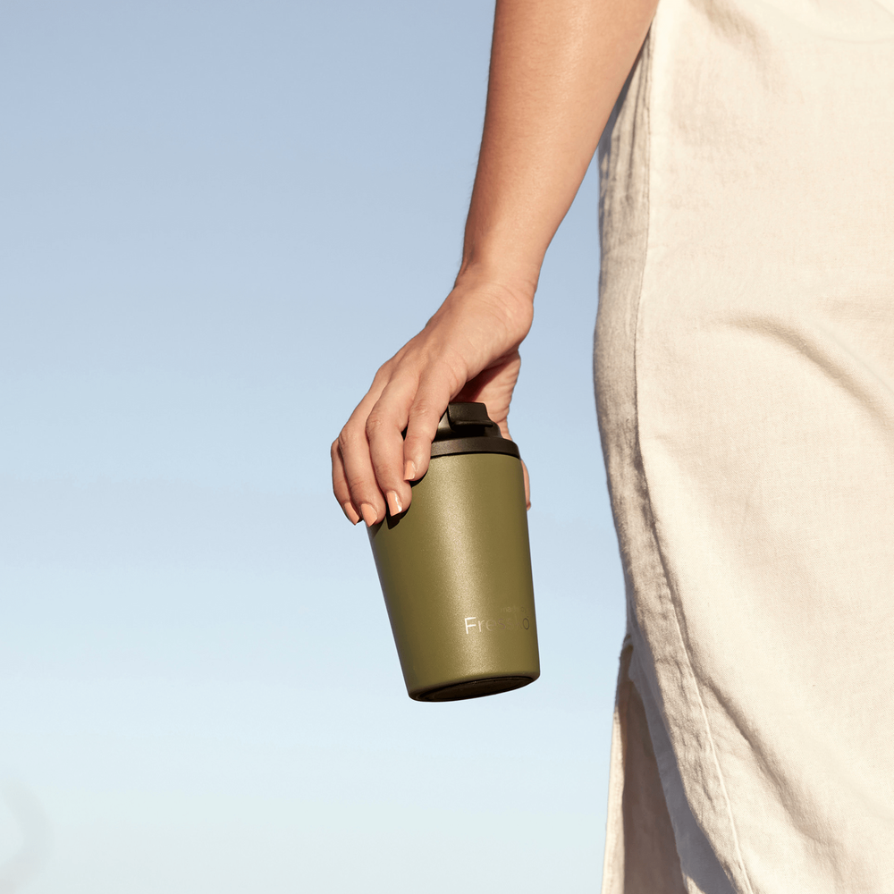 The 'Camino' 12oz Insulated Coffee Cup, by Fressko