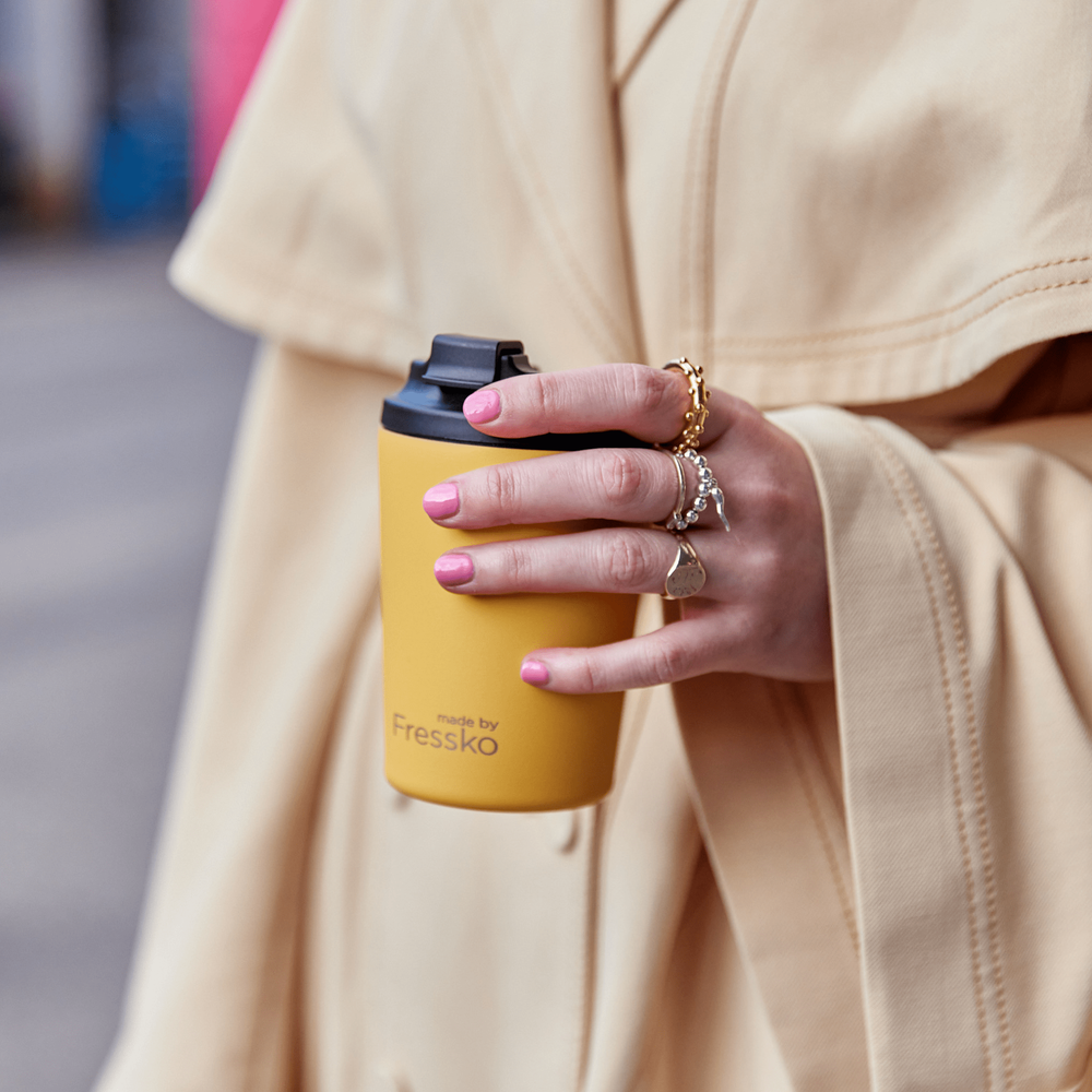 The 'Camino' 12oz Insulated Coffee Cup, by Fressko