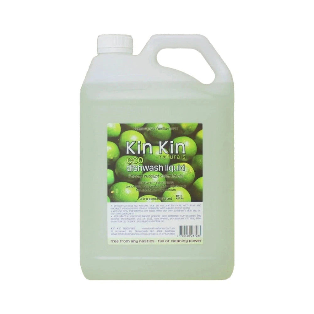 Kin Kin Eucalyptus & Lime Dishwashing Liquid - 5L, Urban Revolution.