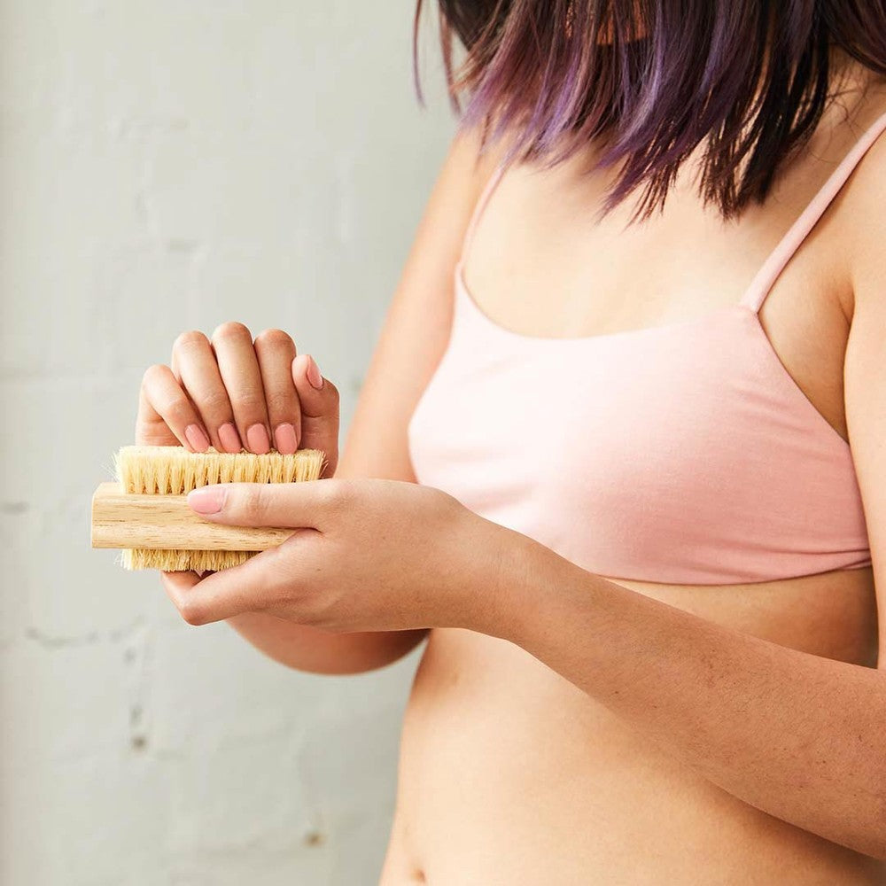 Eco Max Nail Brush - Natural Fibre with Wood Handle