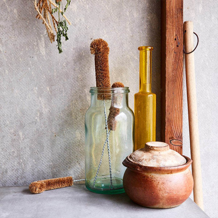 Eco Max Bottle Brush - Medium - Coconut Fibre on Galvanised Wire