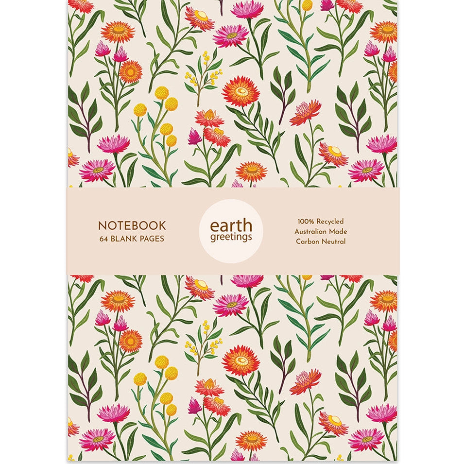 Earth Greetings A5 Blank Notebook - Everlasting Love