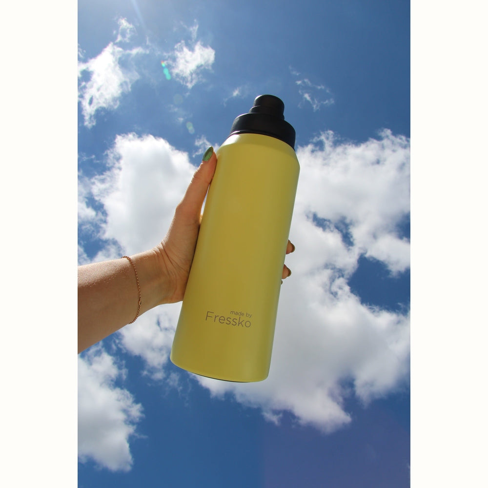 Fressko "Core" 1L Insulated Stainless Steel Drink Bottle with Sports Lid