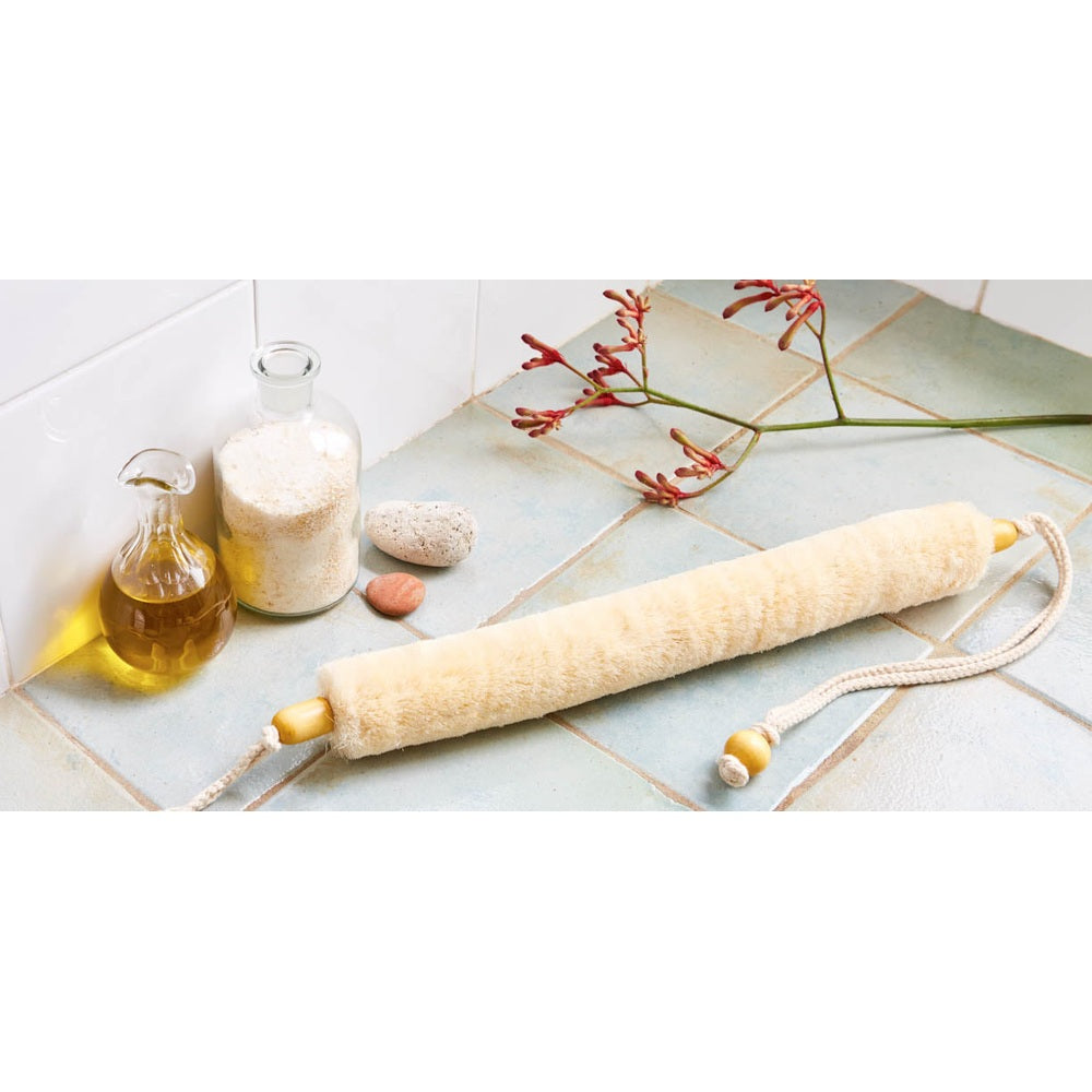 Eco Max Wet & Dry Back Brush - Coir Handle with Cotton Cord