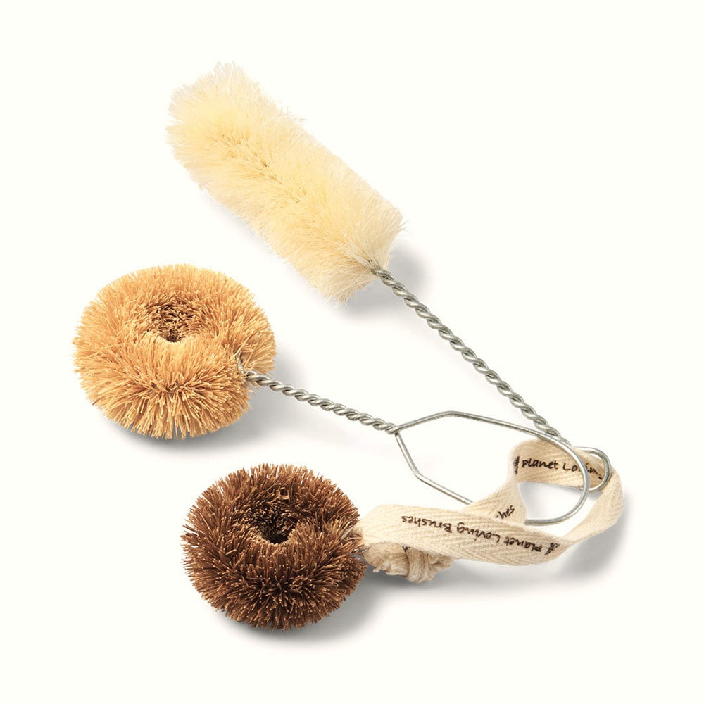 Eco Max Kid's Sensory Kitchen Playset - Set of 3 Brushes