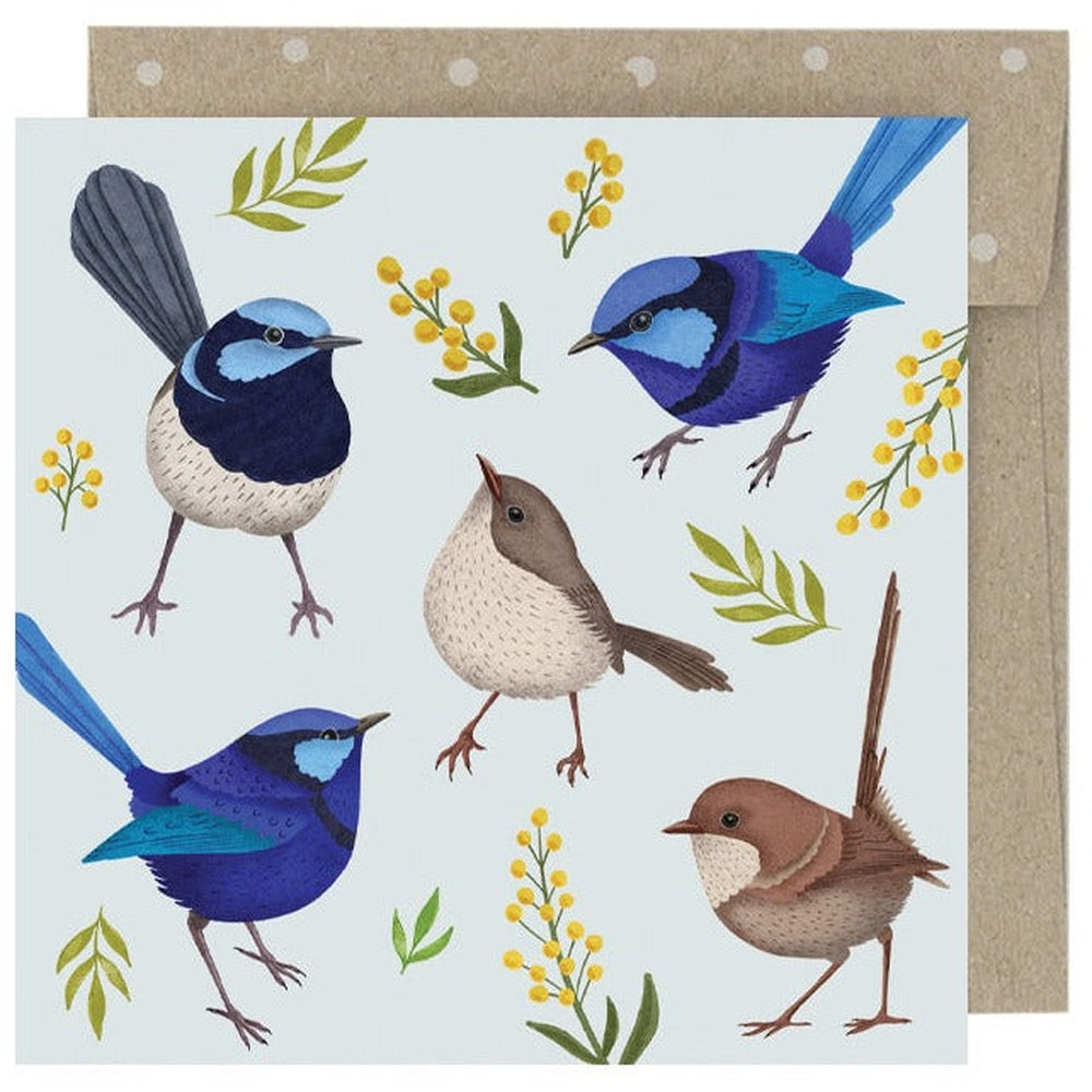 Earth Greetings - Mini Greeting Card - Fairy Wonderland.