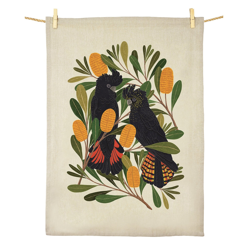Organic Cotton Tea Towels - Earth Greetings