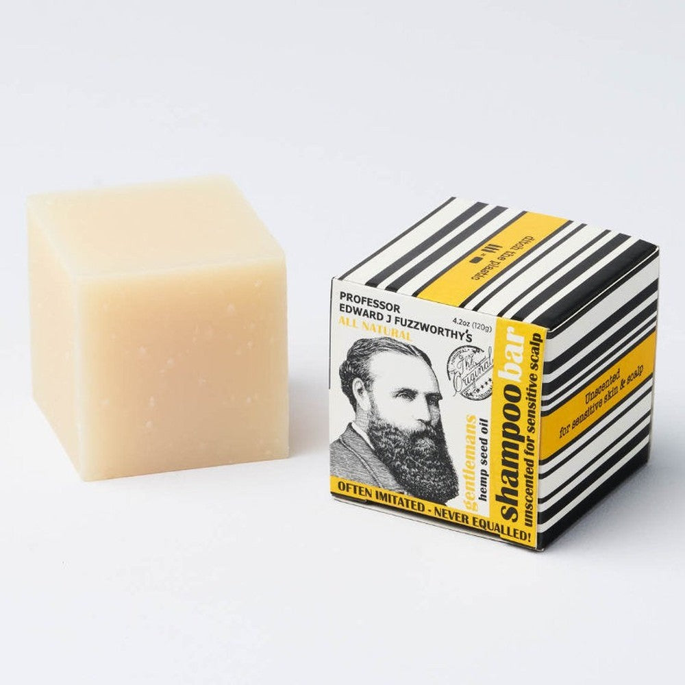 Professor Fuzzworthy's All Natural Shampoo Bar with Hemp Seed Oil.
