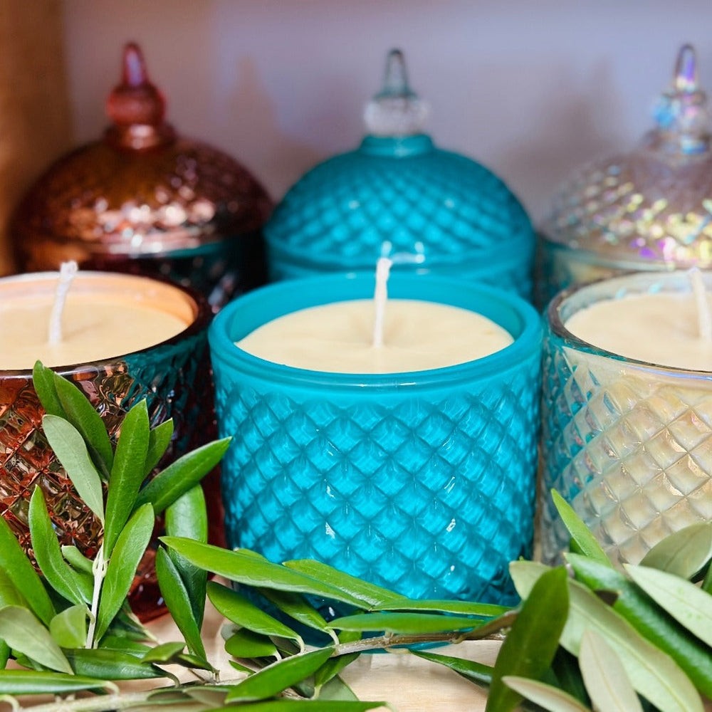 Beeswax Candles in Glass Jar - Available in 3 Scents, Urban Revolution.