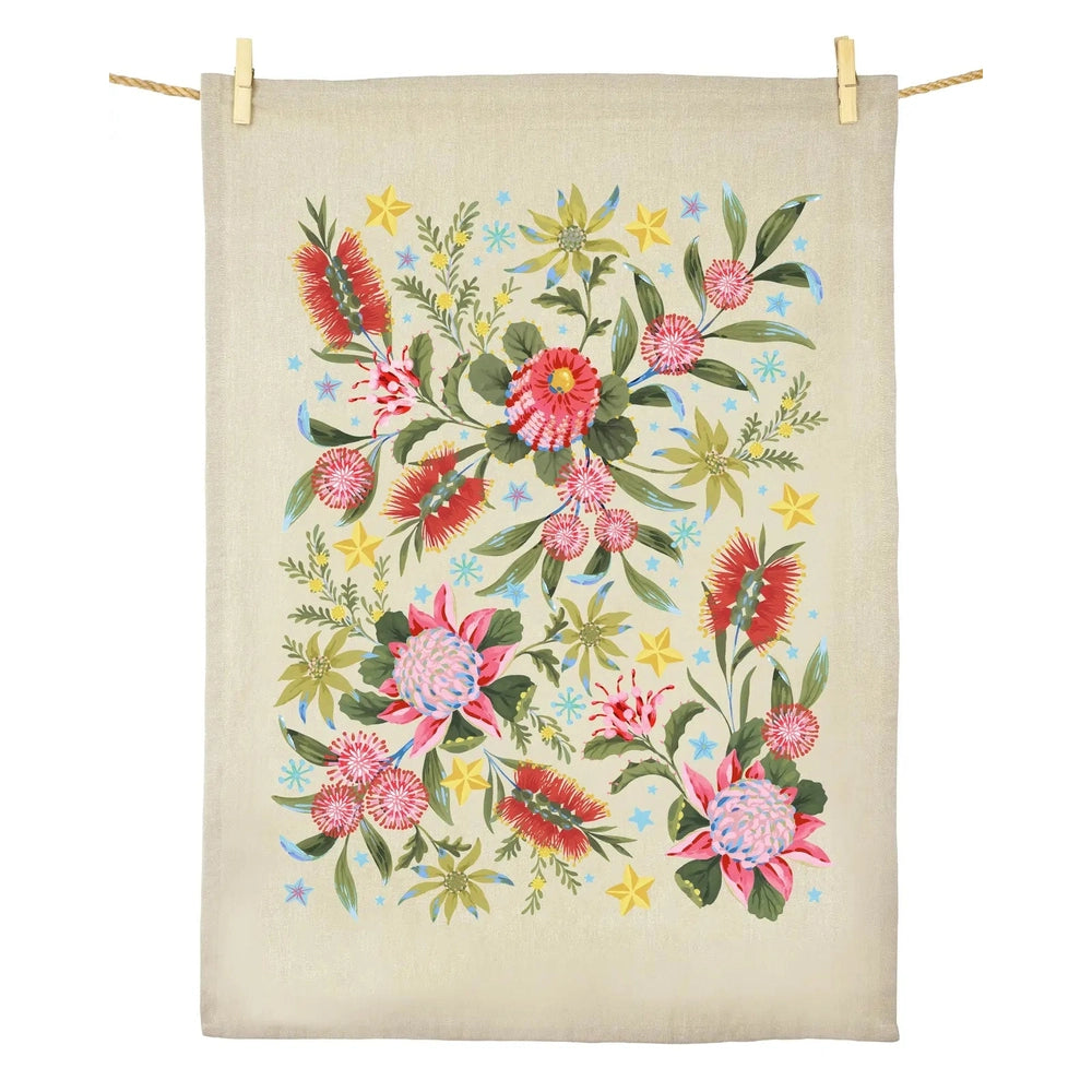 Organic Cotton Tea Towels - Earth Greetings