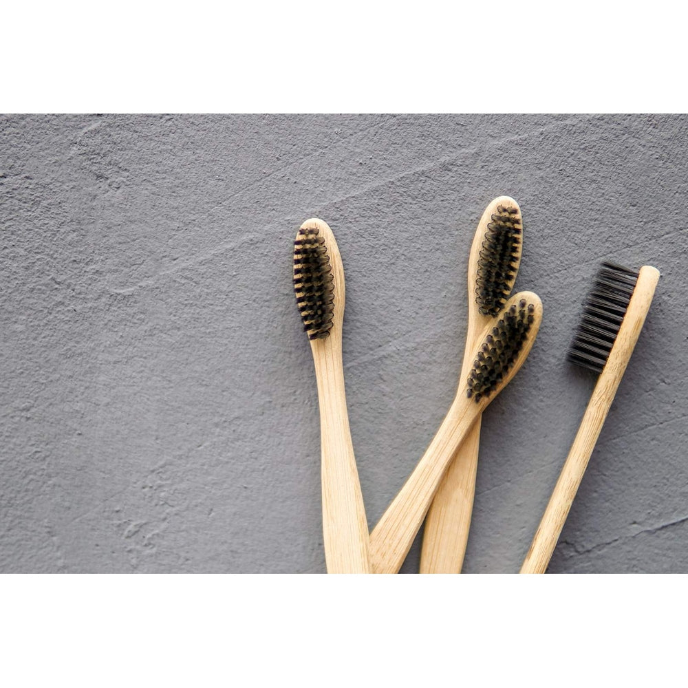Charcoal Toothbrush - Adult (Medium Bristles)