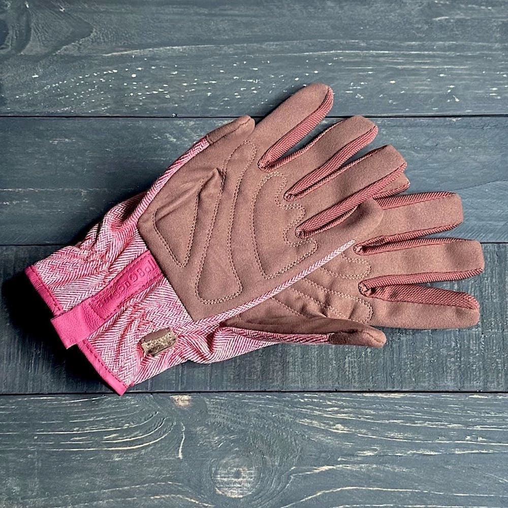 Burgon & Ball Gardening Gloves - Red Tweed