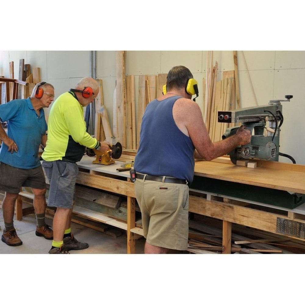 Urban Revolution Australia Plant Labels - Jarrah - Victoria Park Men's Shed Garden