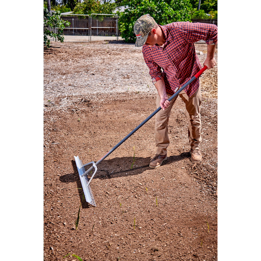 Corona Aluminium Landscape Rake - 36 Inch/36 Tines - Extra Large Item