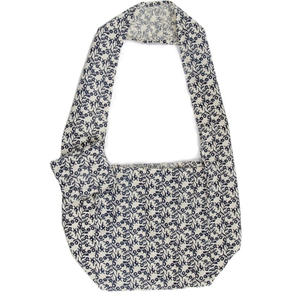 100% Cotton Flora Bag - Lilly Pilly Indigo