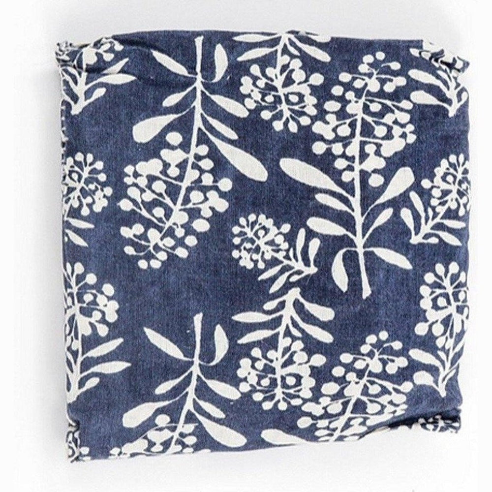 100% Cotton Flora Bag - Wattle Indigo
