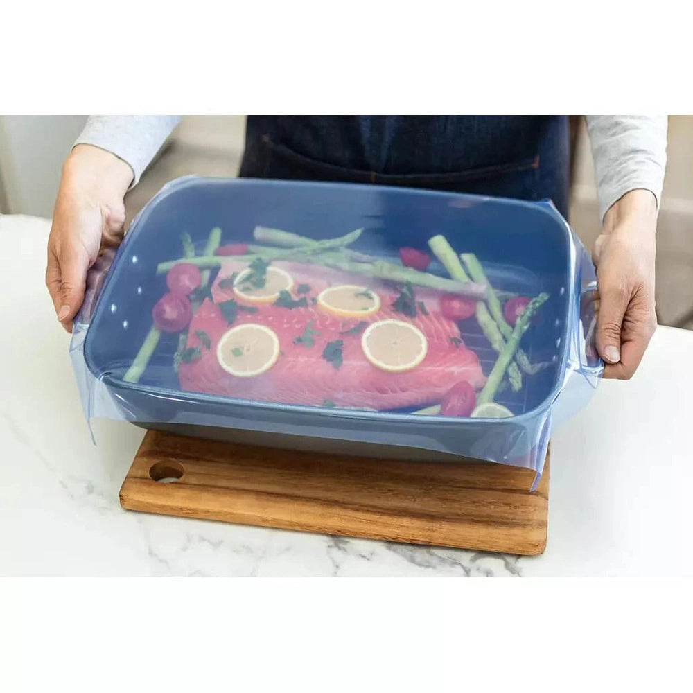 Preparing a Baked Dish Using the One Wrap.