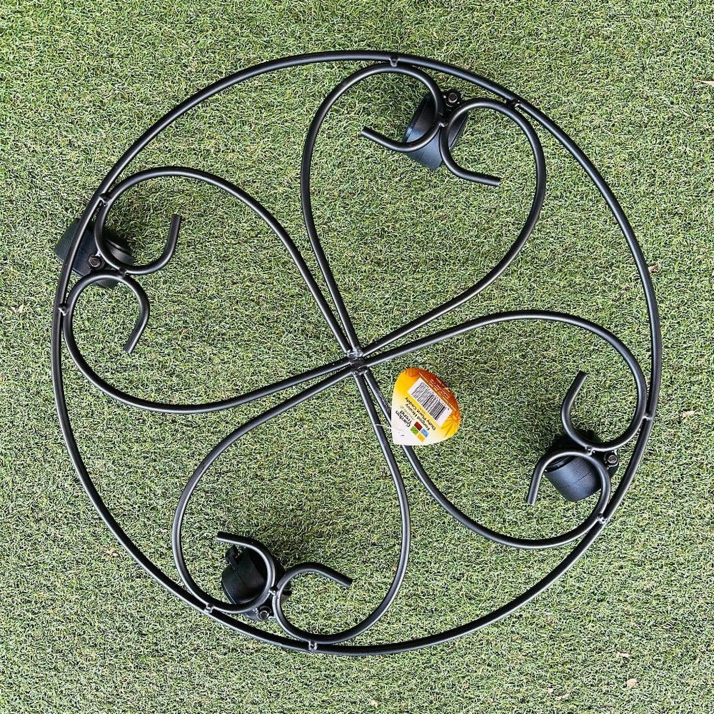 Heavy Duty 50cm Forged Plant Caddy - Urban Revolution