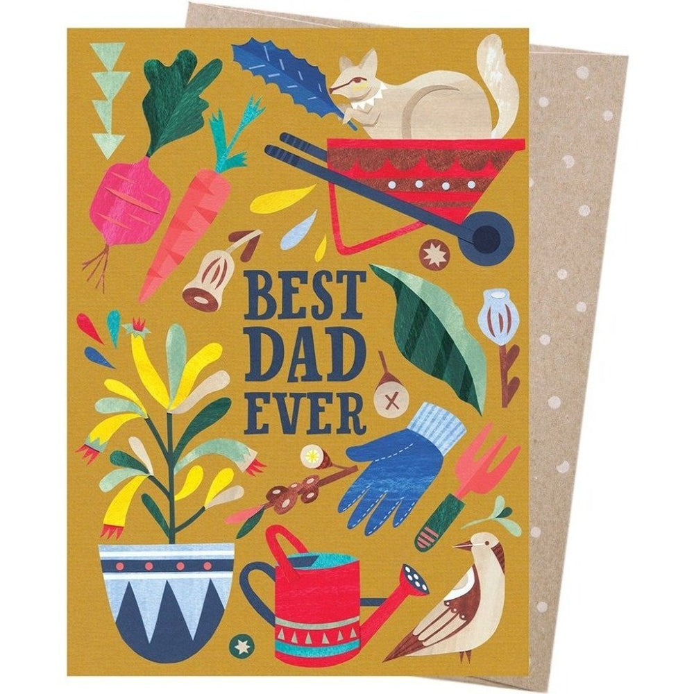 Earth Greetings - Greeting Card - Best Dad Gardener