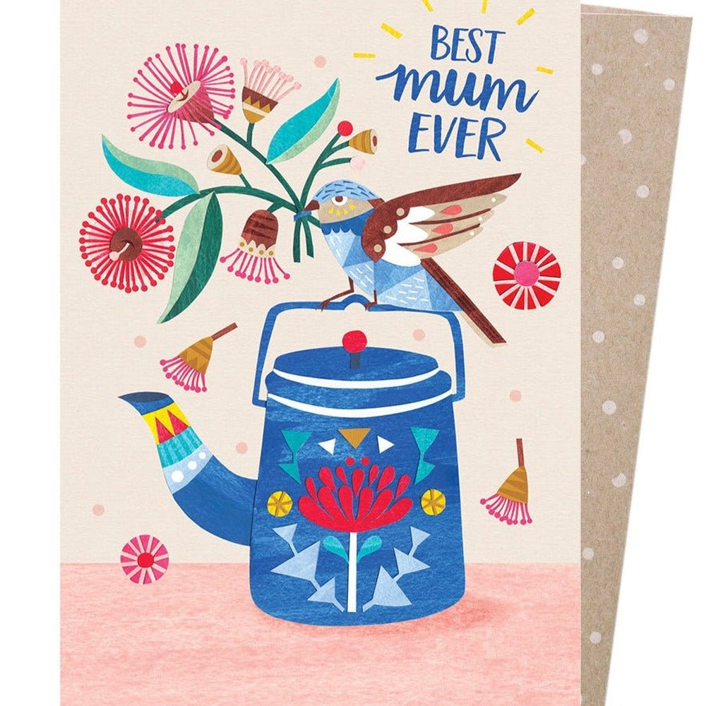 Earth Greetings - Greeting Card - Best Mum Teatime