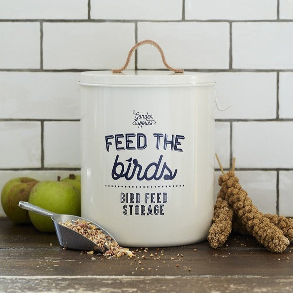 Bird Food Tin from Burgon & Ball - Stone