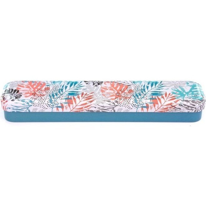 Retro Kitchen Carry Your Cutlery Case - Palm Fronds