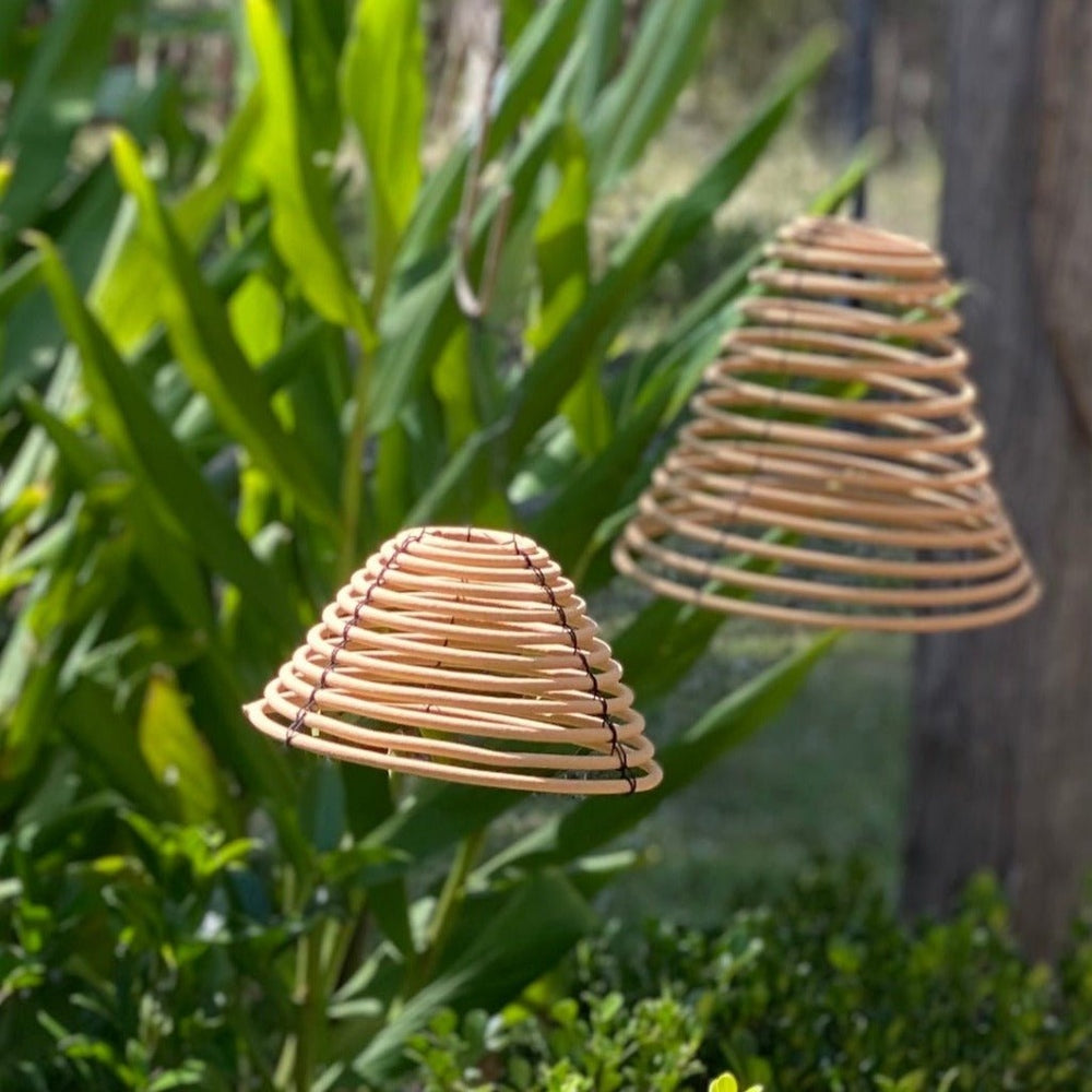 Hanging Citronella Chandelier in Garden for Natural Pest Control