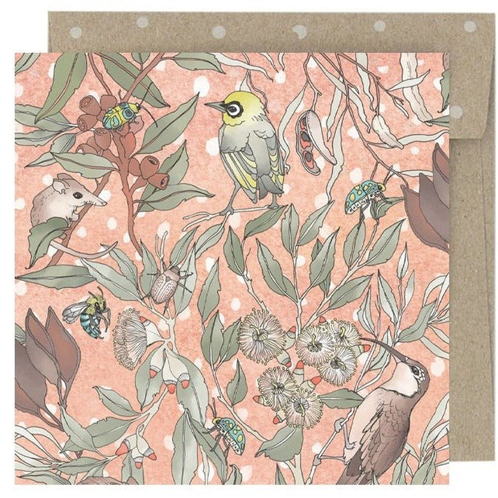 Earth Greetings Mini Card - Pollinators.