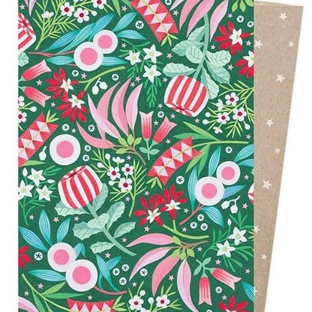 Earth Greetings Christmas Card - Starry Natives by Artist Claire Ishino.