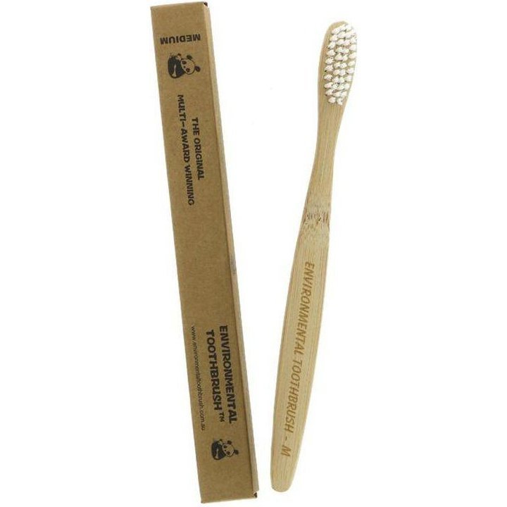 Single Environmental Toothbrush (Medium Bristles) with Packaging