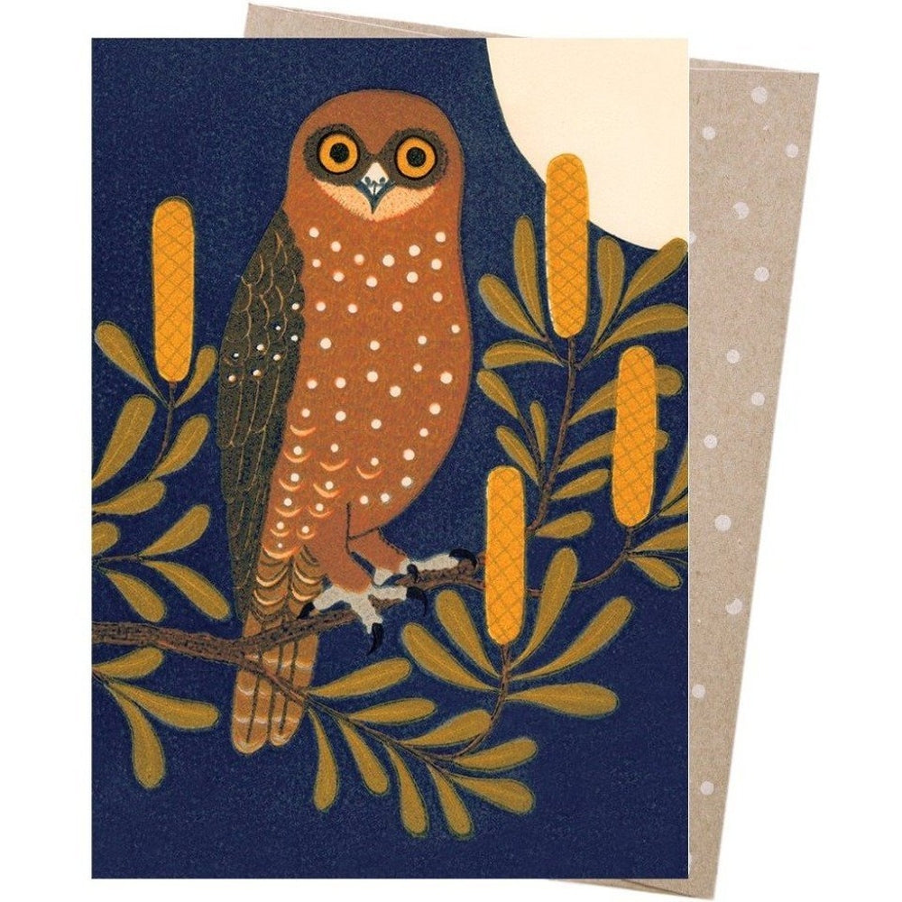 Earth Greetings - Greeting Card - BooBook & Banksia