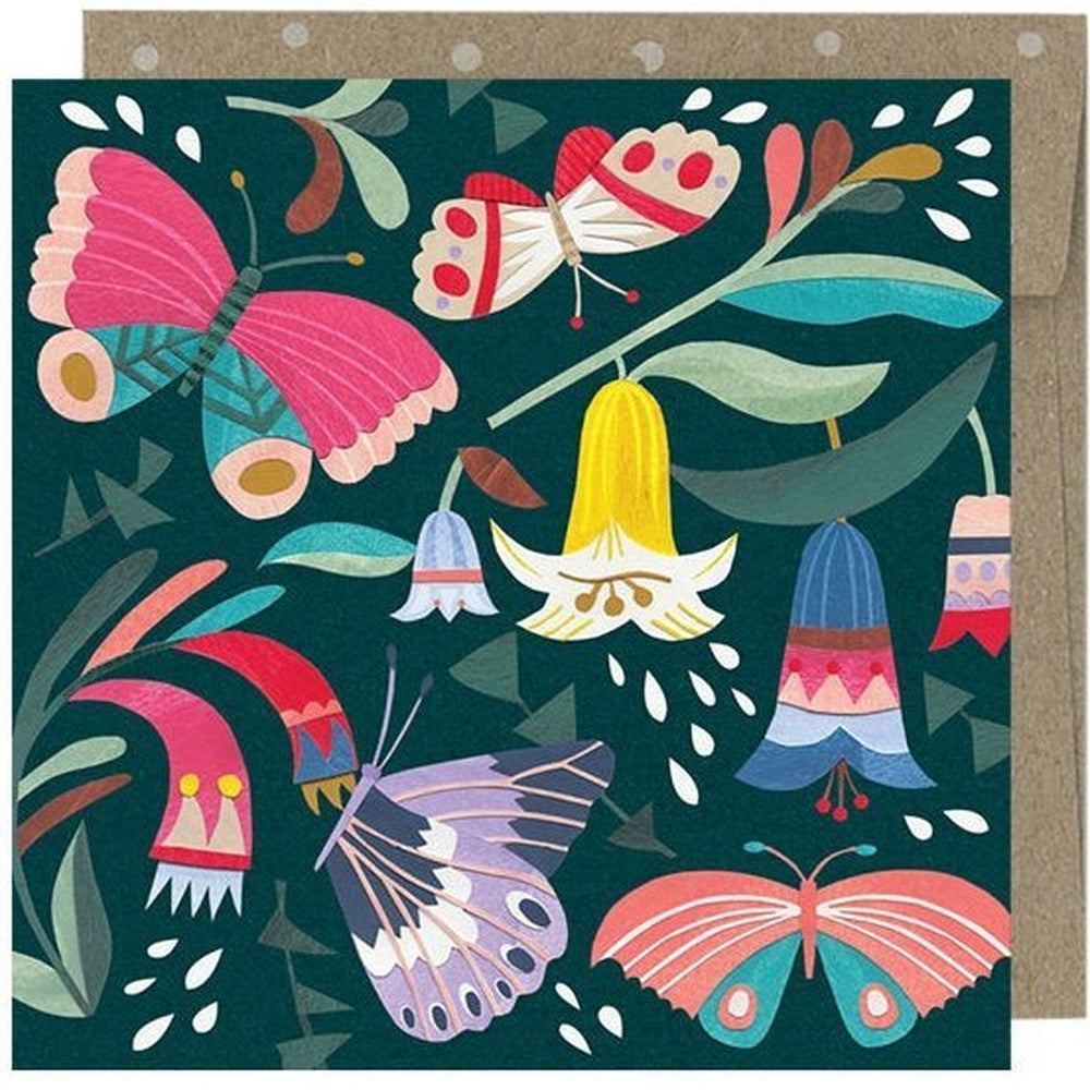 Earth Greetings Mini Card - Tropical Butterflies