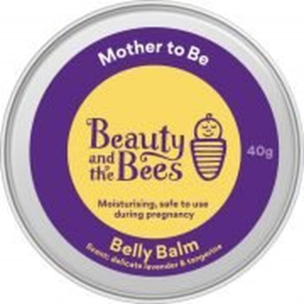 Mother to Be Belly Balm in Metal Tin from Beauty & the Bees.