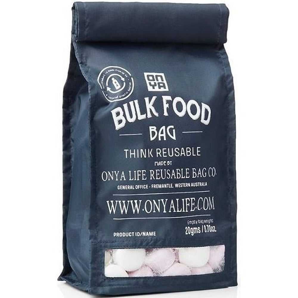 Onya Reusable Bulk Food Bag - Medium Charcoal  Edit alt text