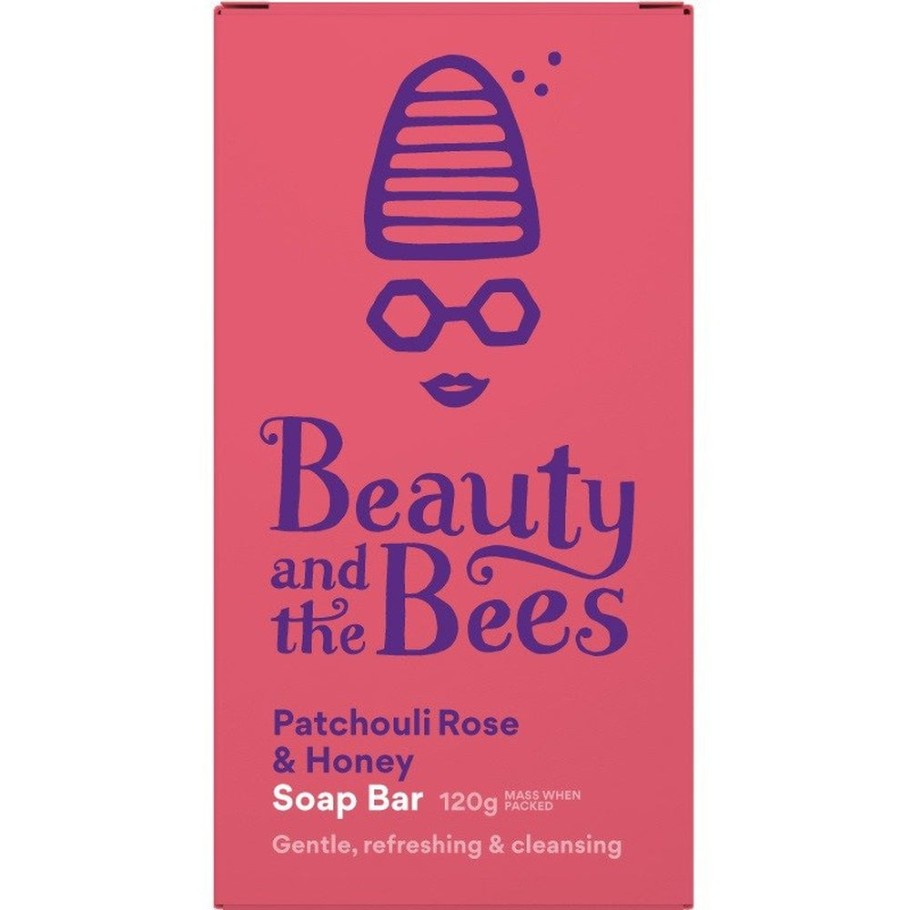Beauty & the Bees Patchouli, Rose & Honey Soap Bar, Urban Revolution.