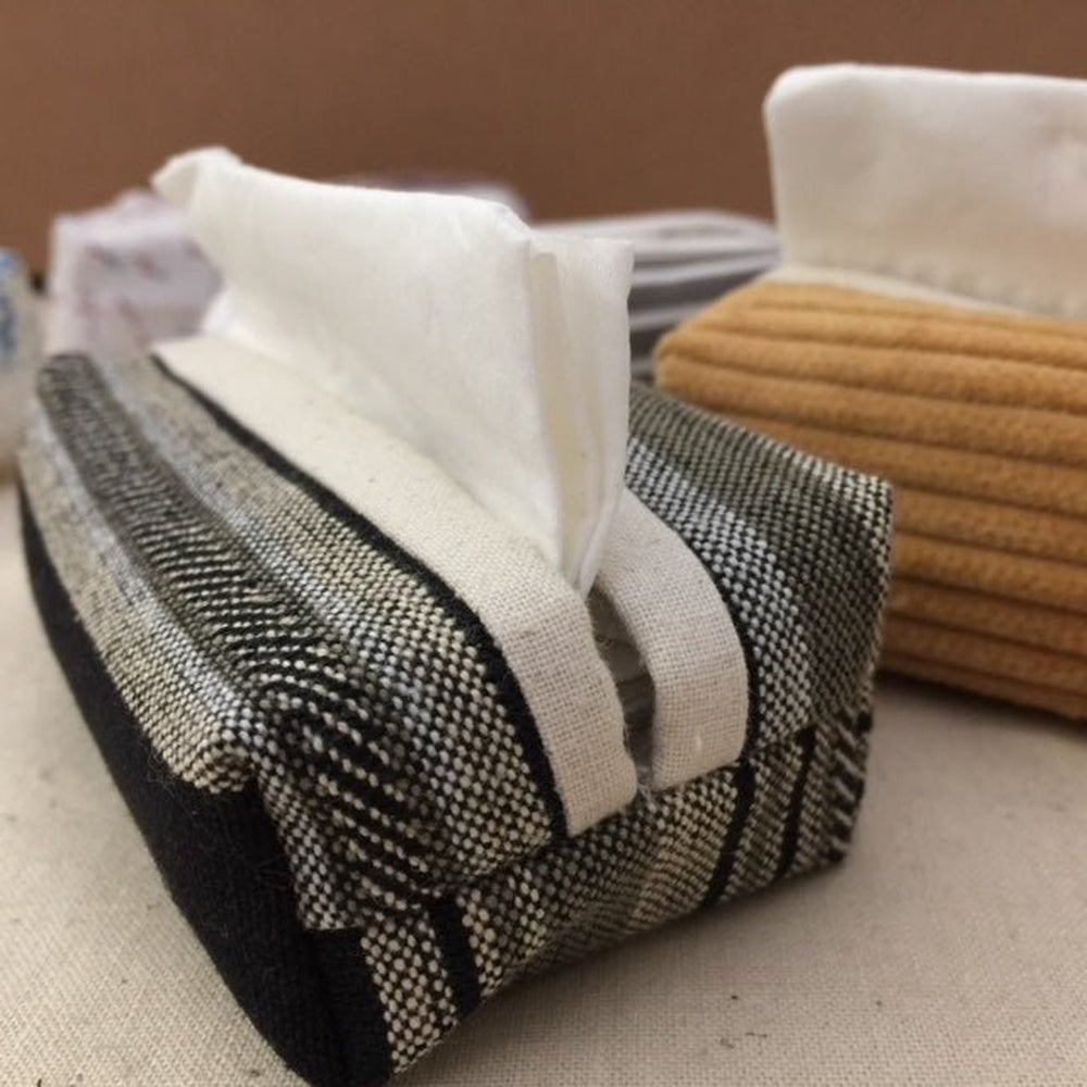 Travel Tissue Pack Made From Upcycled Fabric With Who Gives A Crap Tissues