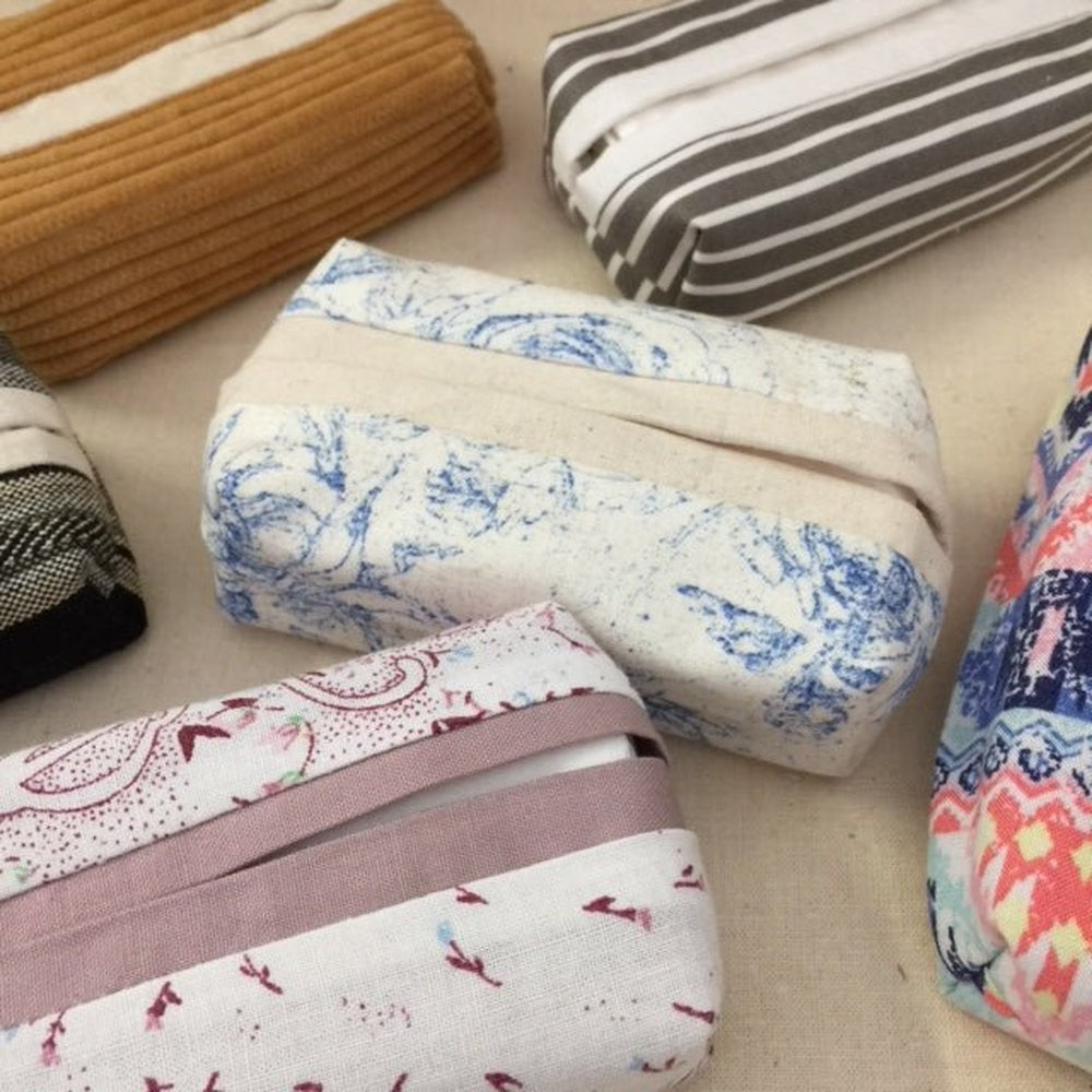 Travel Tissue Pack Made From Upcycled Fabric With Who Gives A Crap Tissues
