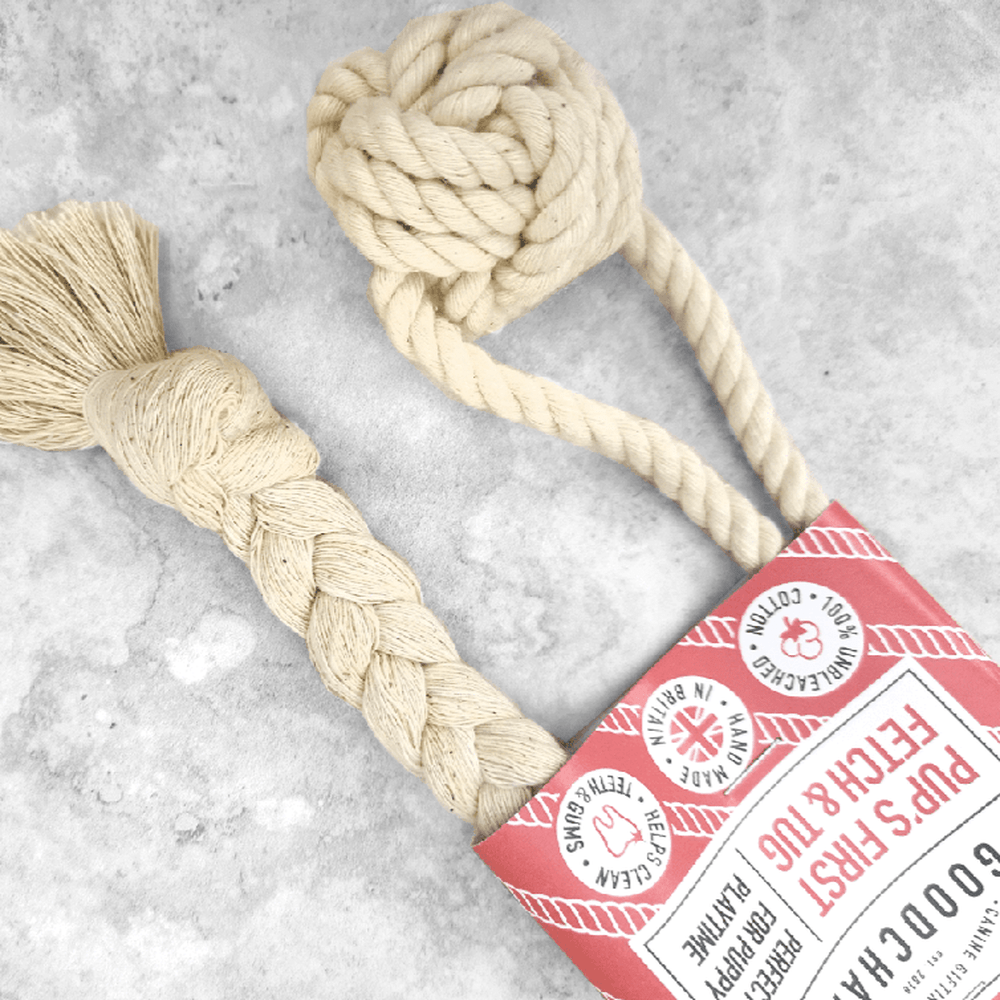 Pup's First Fetch and Tug Puppy Chew Toys by GoodChap's