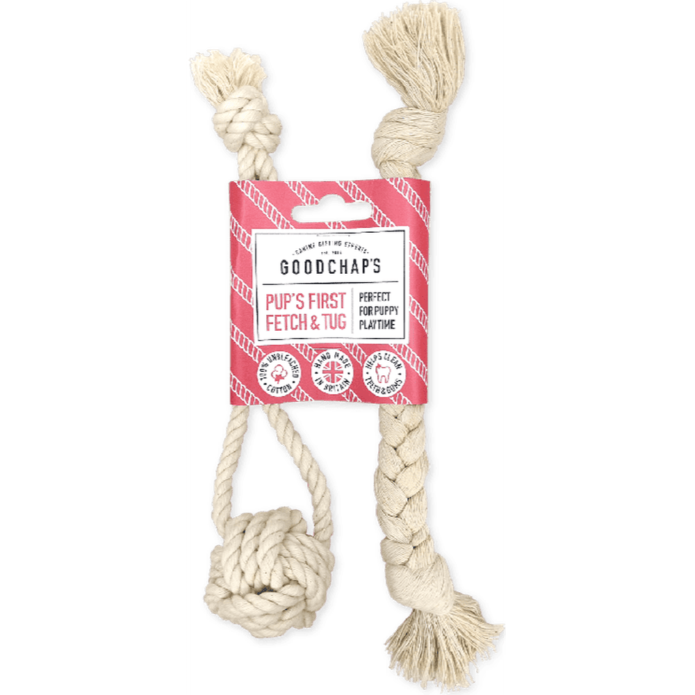 Pup's First Fetch and Tug Puppy Chew Toys by GoodChap's