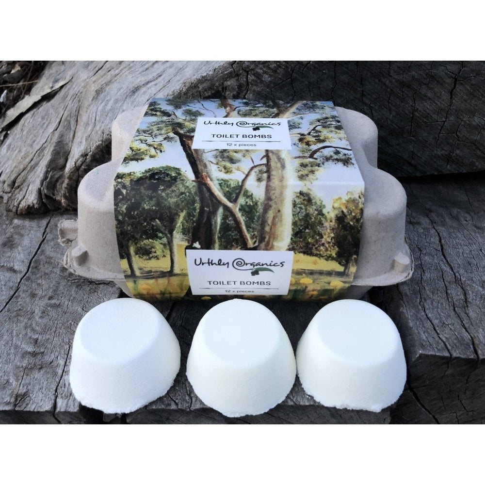 Urthly Organics Toilet Bombs Carton 12 pieces